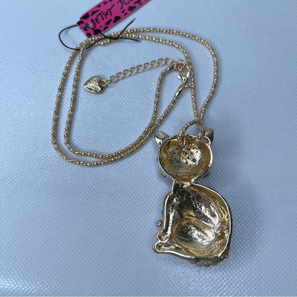 Betsey Johnson Cat Necklace NWT - Picture 5 of 6